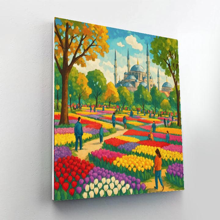 Istanbul International Tulip Festival - Istanbul Paint By Numbers Kits