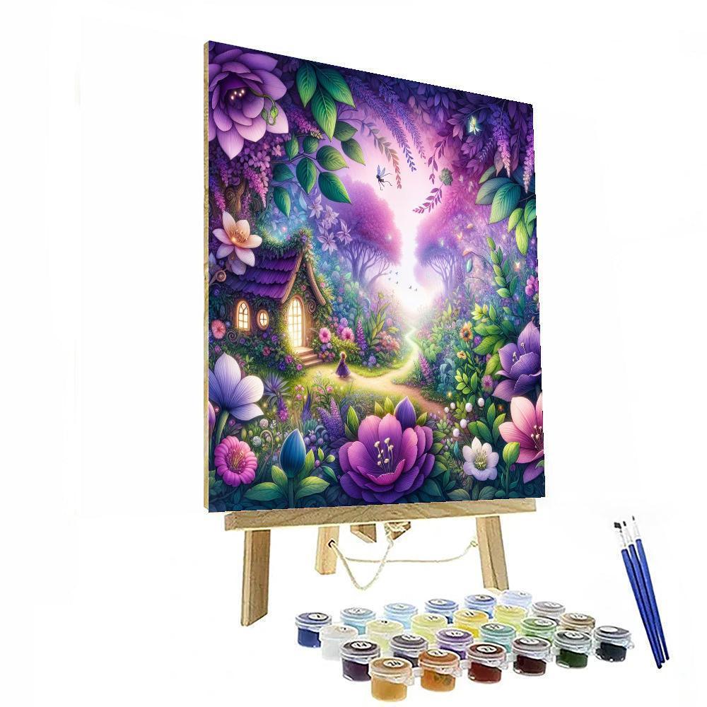 Fairy's Enchanted Garden Paint By Numbers Art
