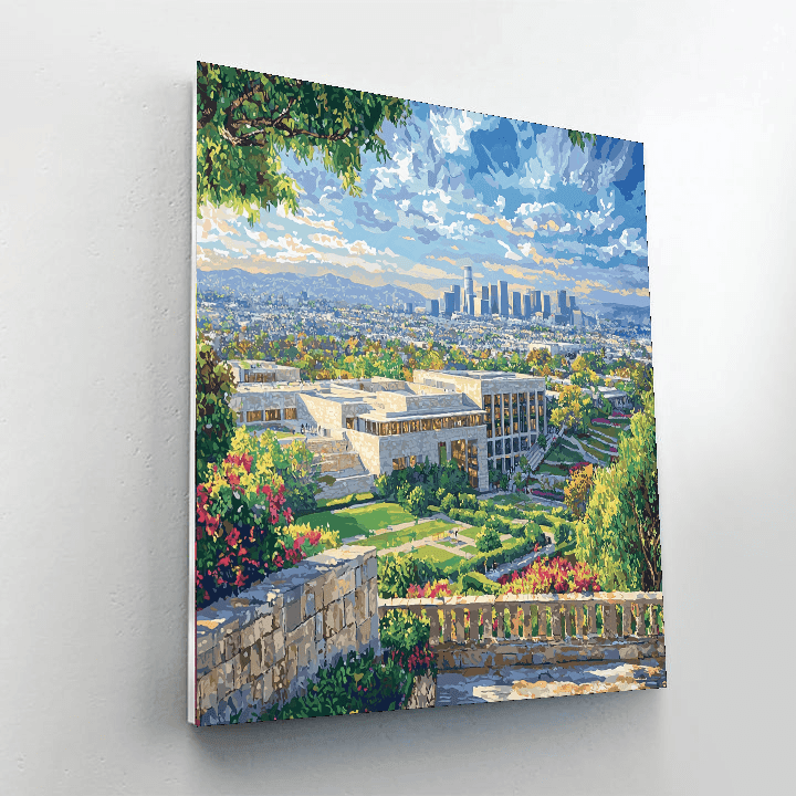 The Getty Center Number Painting