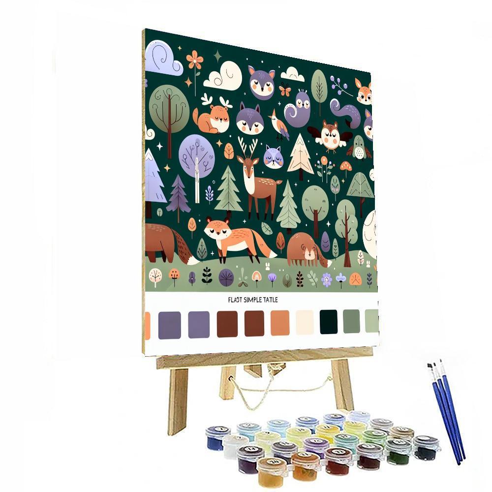 Magic In The Enchanted Forest Paint By Numbers Kits