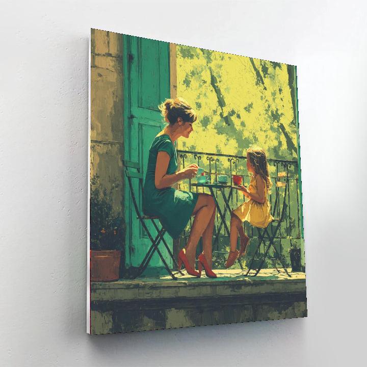 Morning Tea And Togetherness Paint By Numbers Art