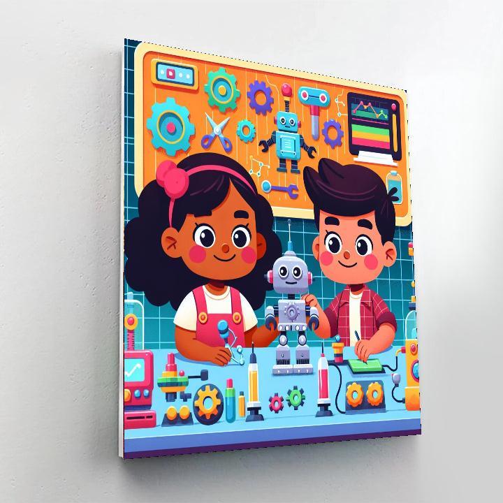 Robot Invention Lab Paint By Numbers Kits