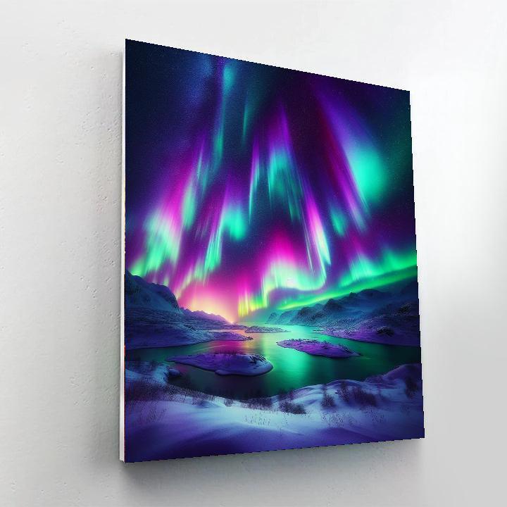 Aurora Borealis Wonder Numbered Painting Kits
