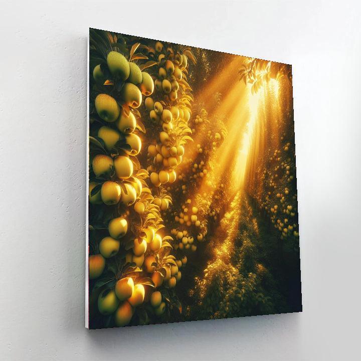 Golden Orchard Bliss Paint By Number