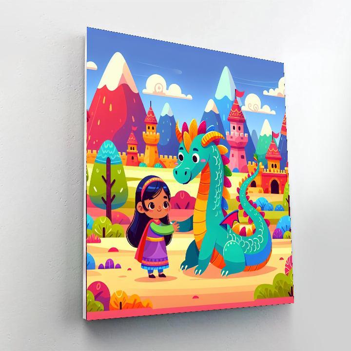 Dragon Kingdom Adventure Paint By Numbers Kits