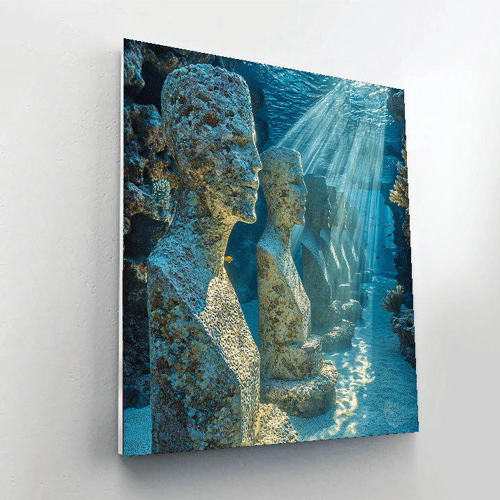 Maldives Underwater Sculpture Museum - Maldives Numbered Painting Kits