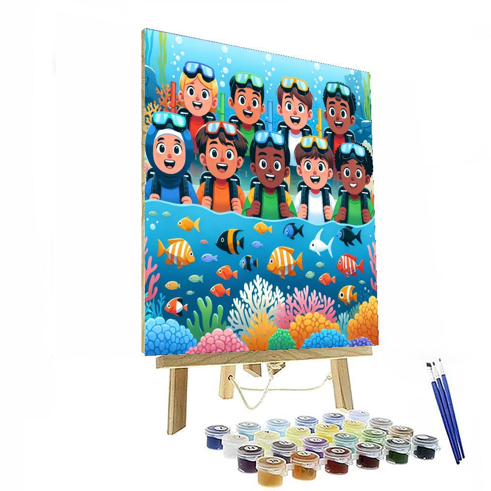 Undersea Exploration Expedition Numbered Painting Kits