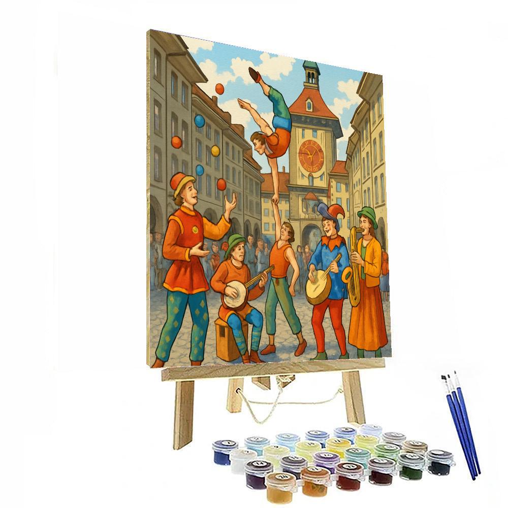 Buskers Bern - Bern, Switzerland Paint By Numbers Art