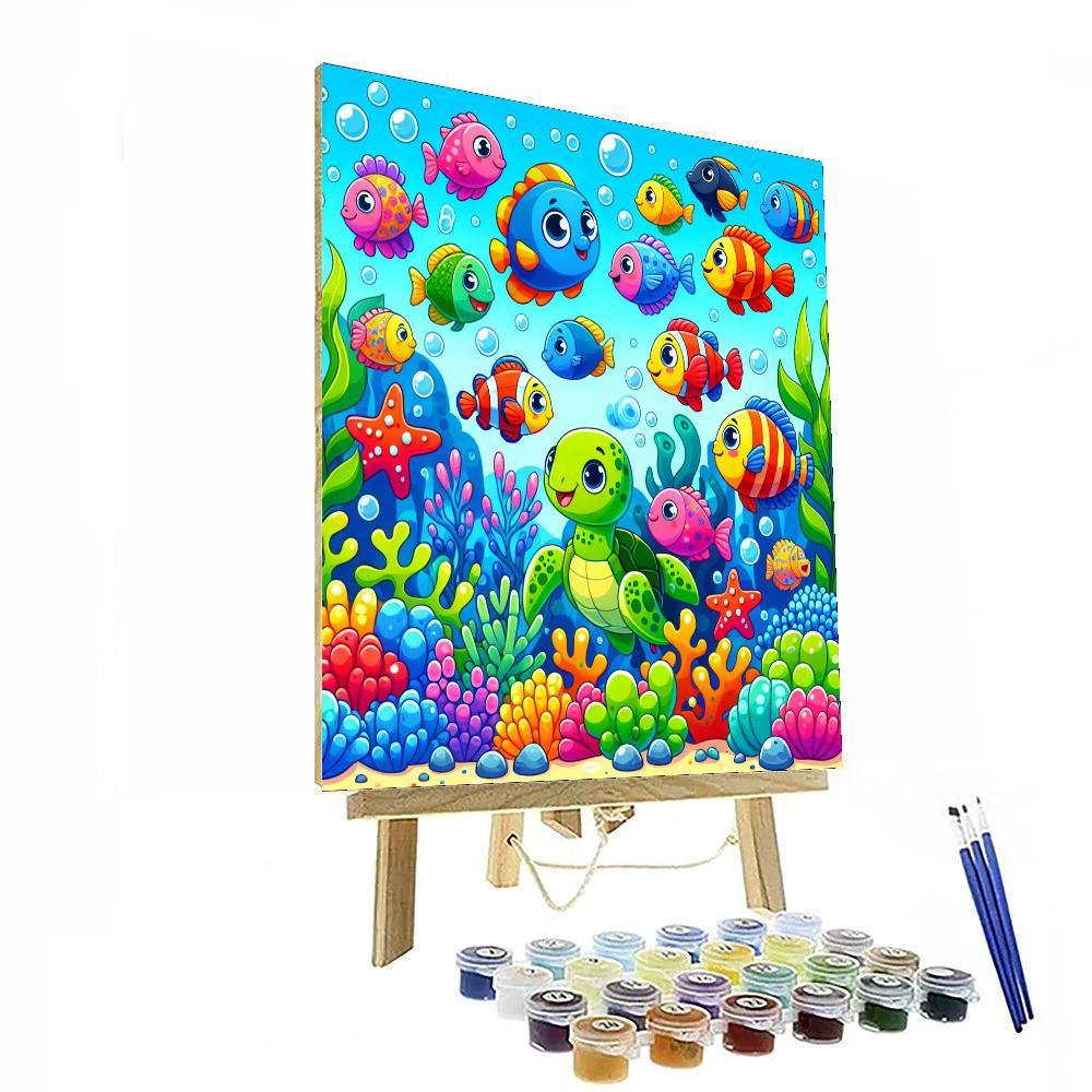 Fun Ocean Adventure Painting By Numbers Kit
