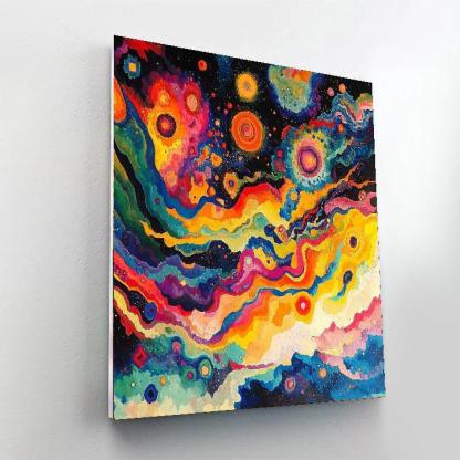 Wassily Kandinsky Inspired Waves Of Cosmic Energy  Paint By Color