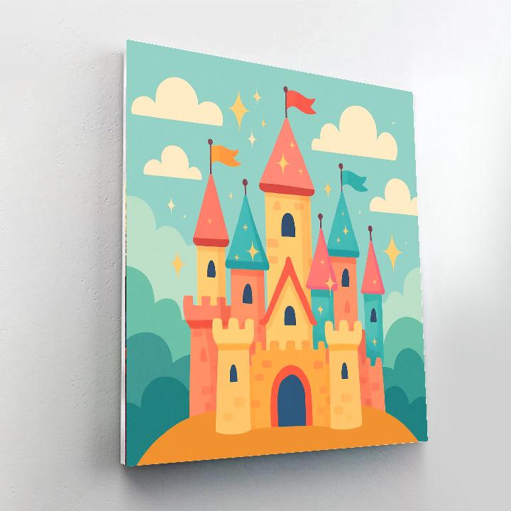 Dreamy Enchanted Castle Paint By Numbers Kits