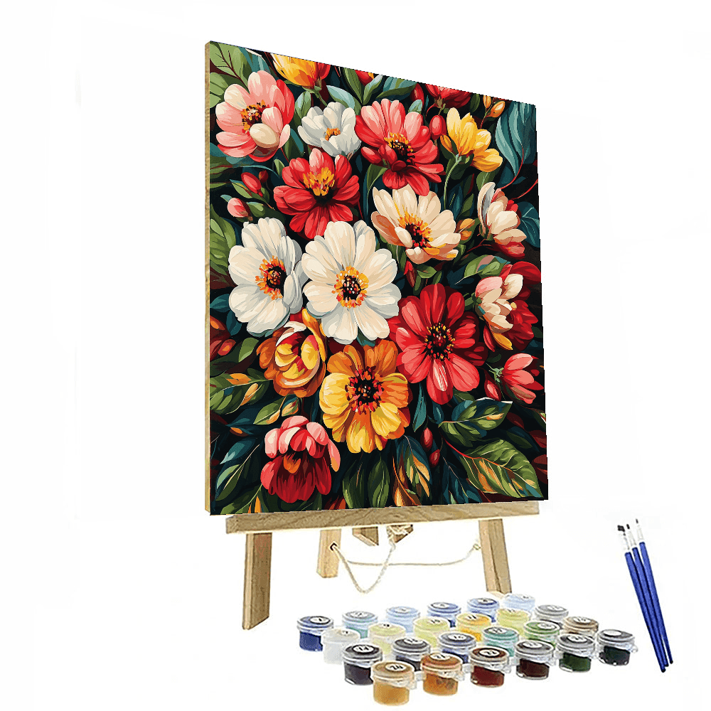 O'Keeffe Inspired Floral Dreams - DIY Painting By Numbers Kit