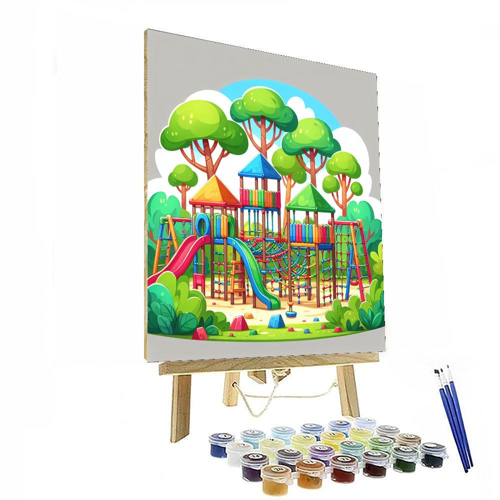 Exciting Jungle Gym Paint By Color