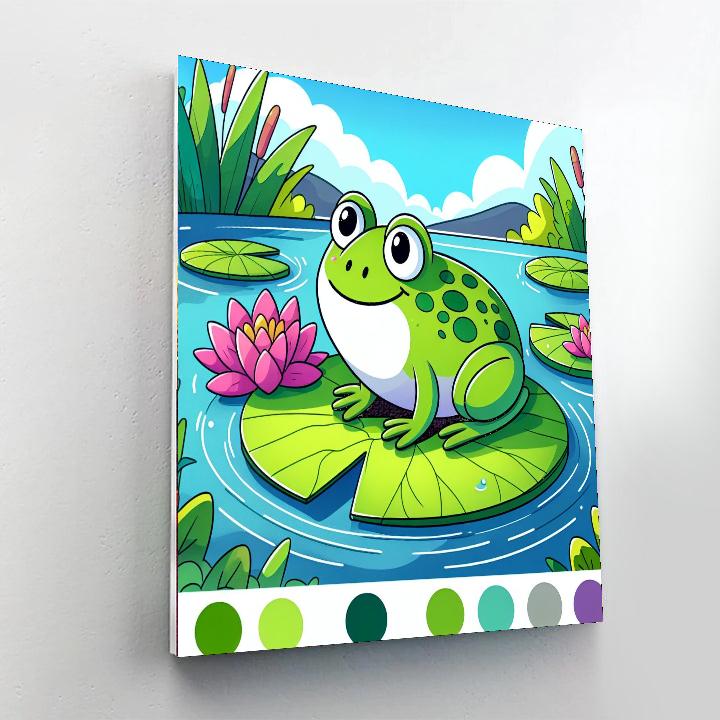 Eco-explorer Frog Adventure Painting By Numbers Kit