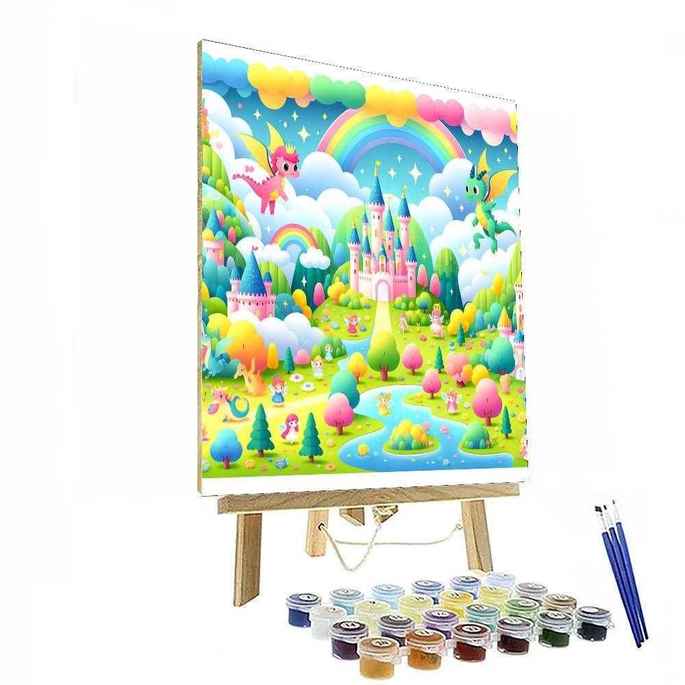 Joyful Fairy Tale Land Paint By Numbers Kits