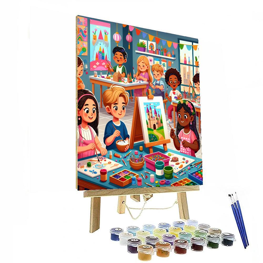 Creative Crafters Number Painting