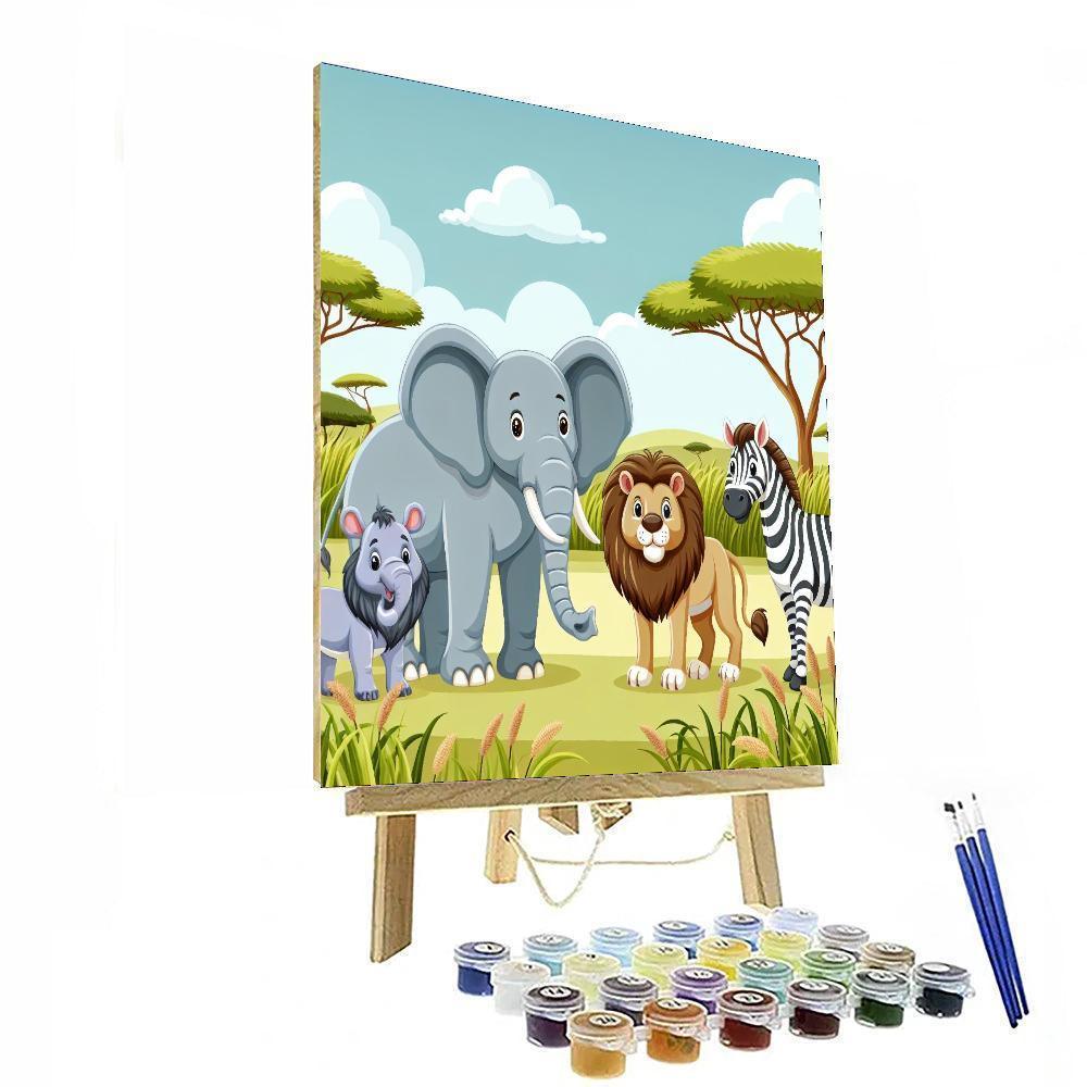 Happy Habitats Paint By Numbers Art