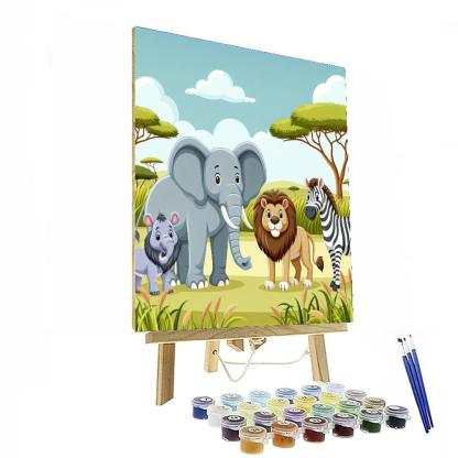 Happy Habitats Paint By Numbers Art