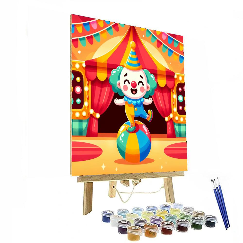Circus Fun Zone Paint By Numbers