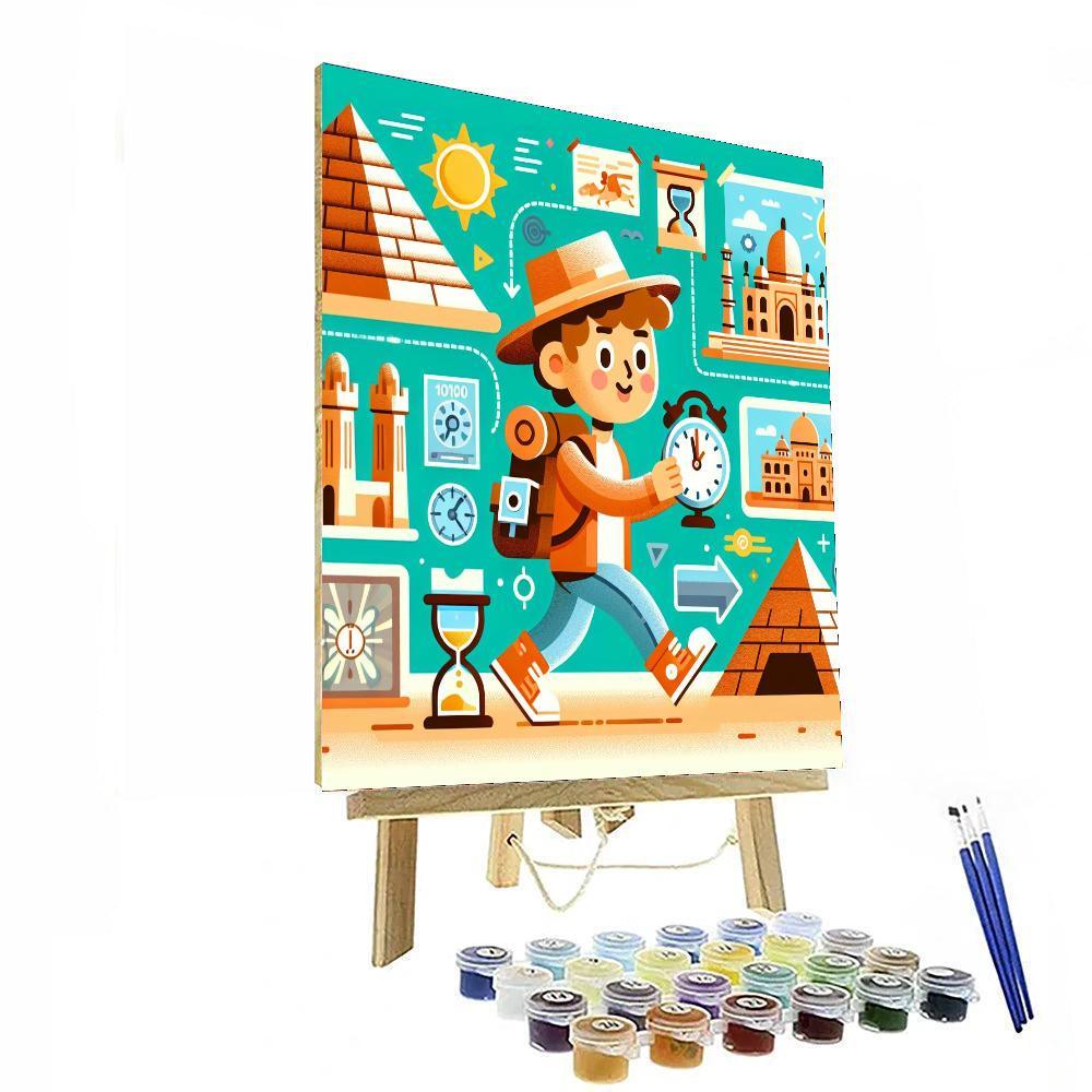 Historical Time Traveler Painting Number Kit