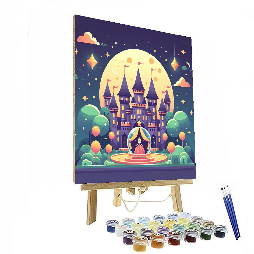 Moonlit Castle Ball Numbered Painting Kits