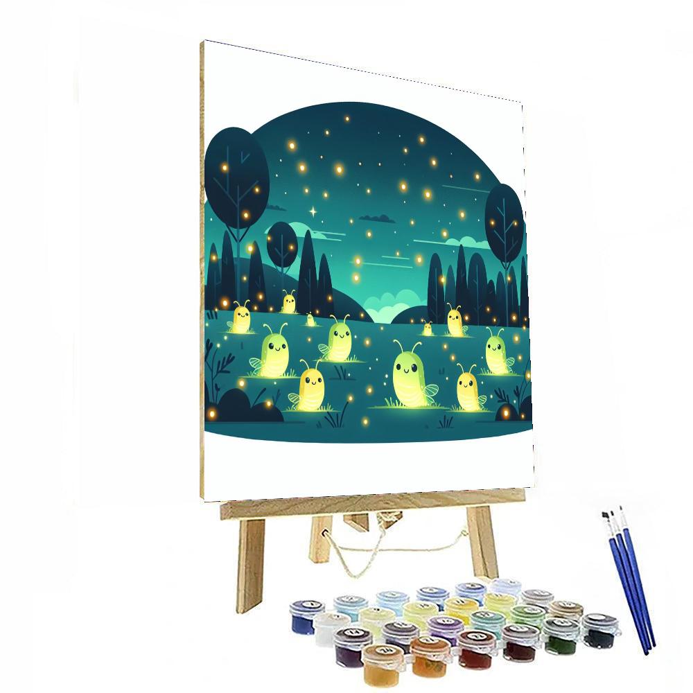 Festival Of Fireflies Paint By Numbers Art