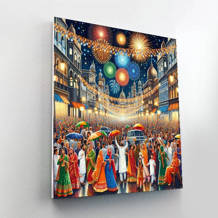 Diwali In Leicester - Leicester, Uk Paint By Number