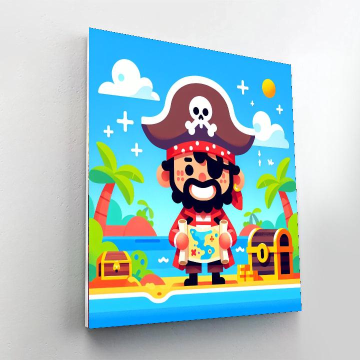 Hidden Treasure Cove Painting Number Kit