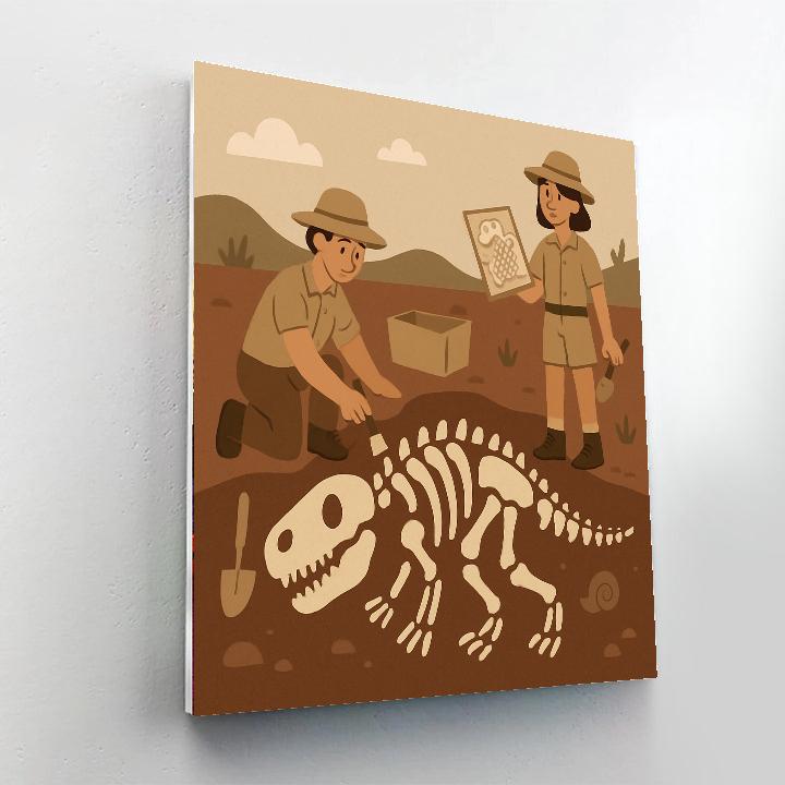 Fossil Expedition Paint By Color