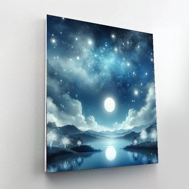 Starlit Night Adventure Paint By Numbers Art