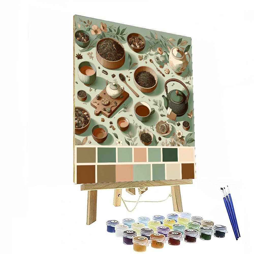 Gourmet Tea Experience Paint By Color