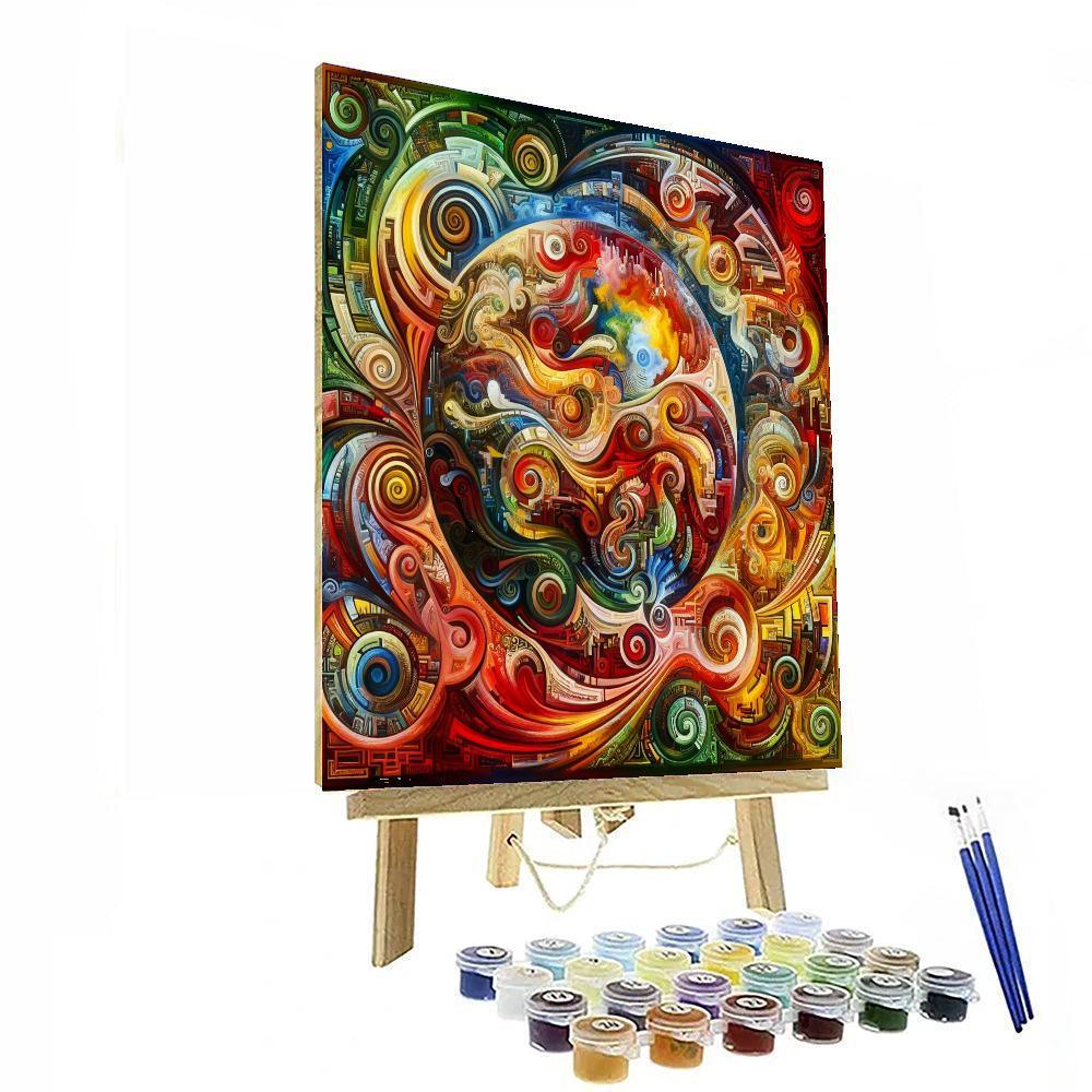 Cultural Kaleidoscope Adventure DIY Paint By Numbers