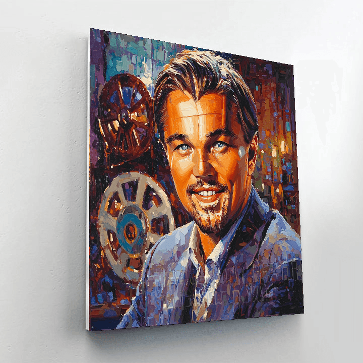 Leonardo Dicaprio: The Ambitious Dreamer Of Great Films Paint By Numbers Art