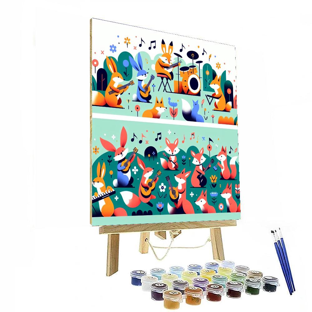 Musical Meadow Numbered Painting Kits