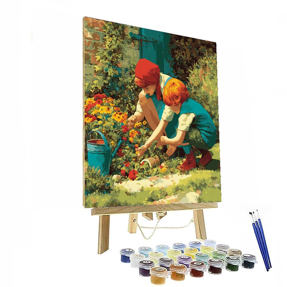 In The Garden Of Love Number Painting