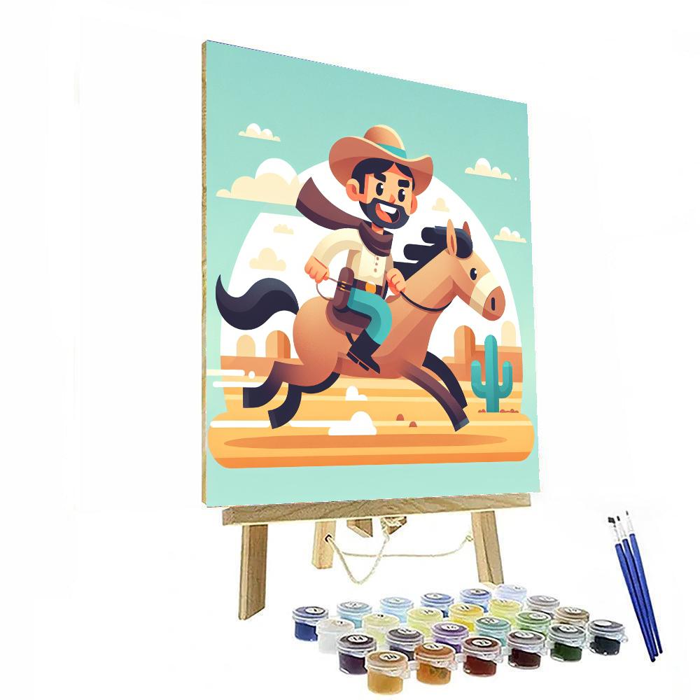 Wild West Wrangler Adventure Numbered Painting Kits