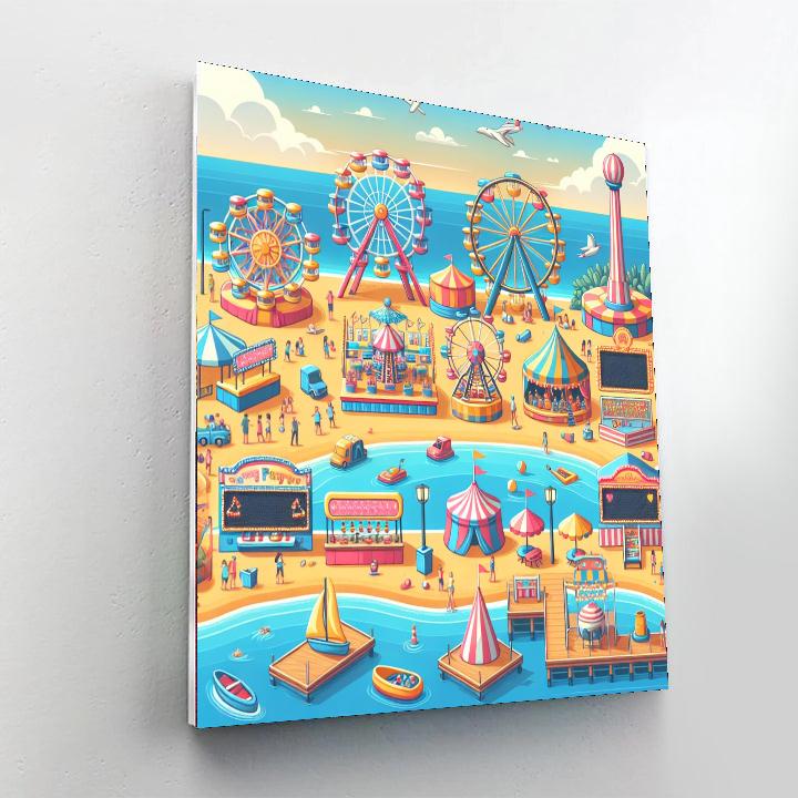 Beachside Carnival Numbered Painting Kits