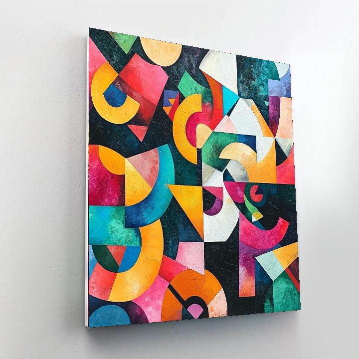 Kazimir Malevich Inspired Colorful Constructions  Paint By Color