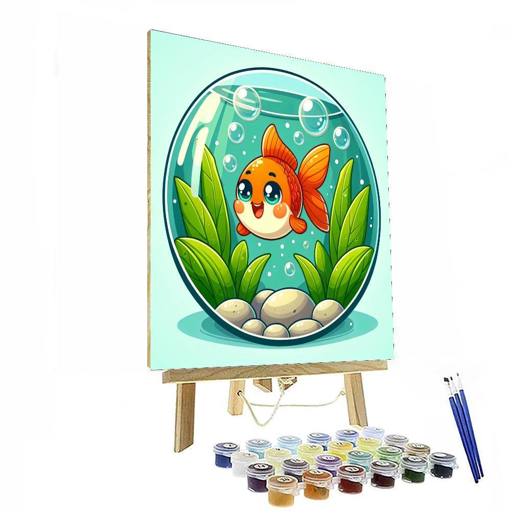 Gigglesome Goldfish Numbered Painting Kits