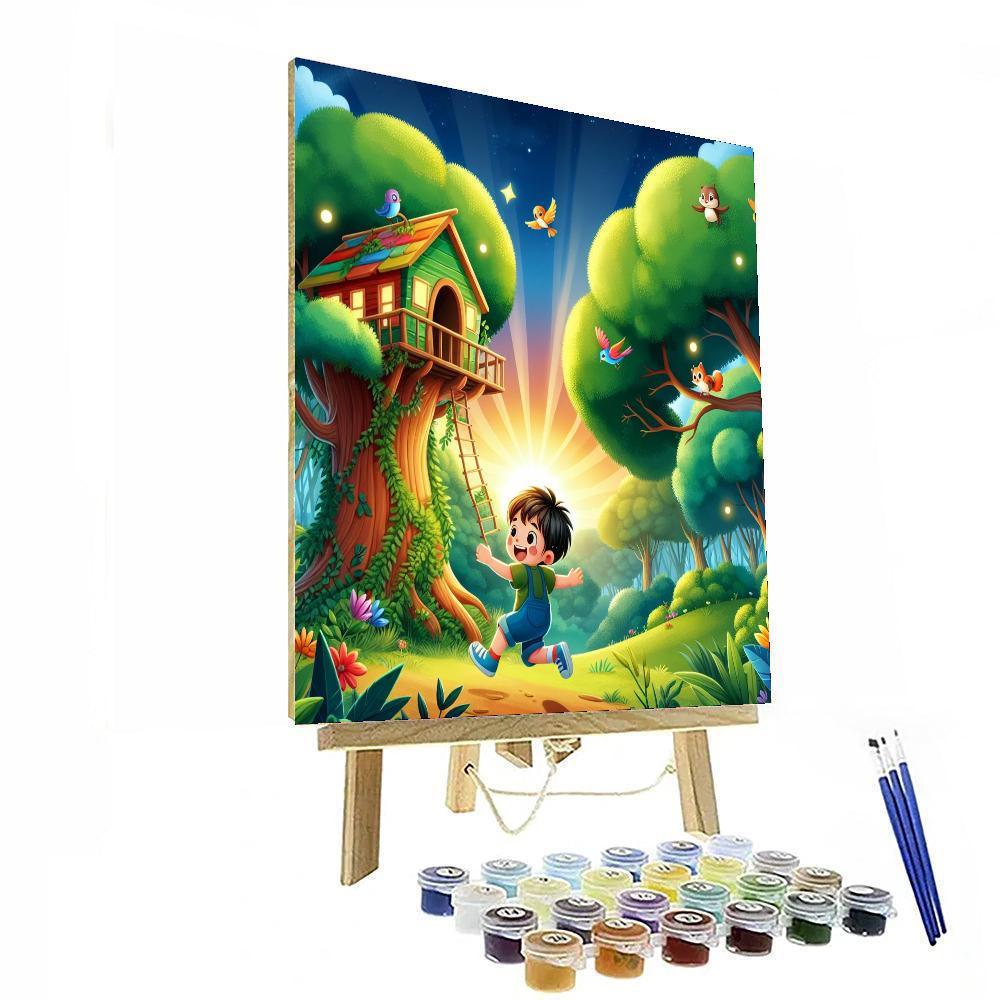 Magical Treehouse Hideaway Paint By Numbers Kits