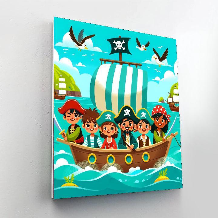 Ocean Adventure Pirates Numbered Painting Kits