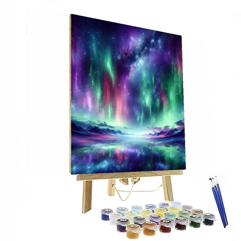 Cosmic Aurora Glow Paint By Color