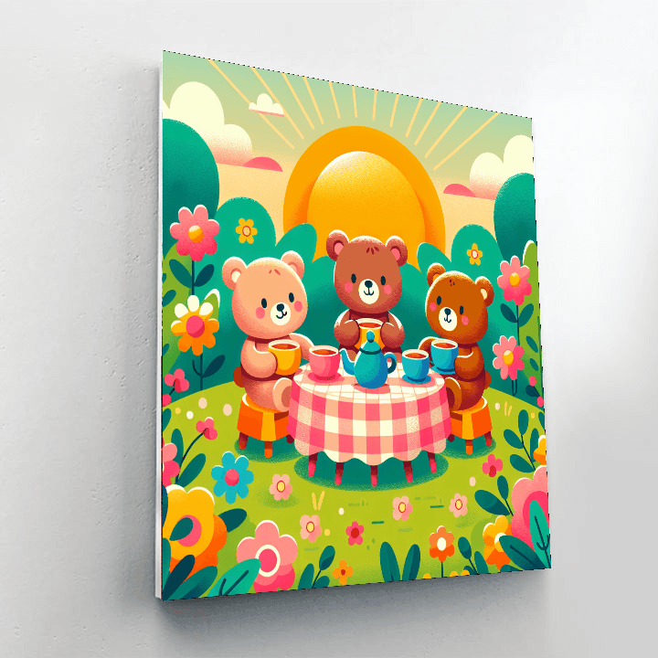 Cuddly Teddy Bears Paint By Numbers