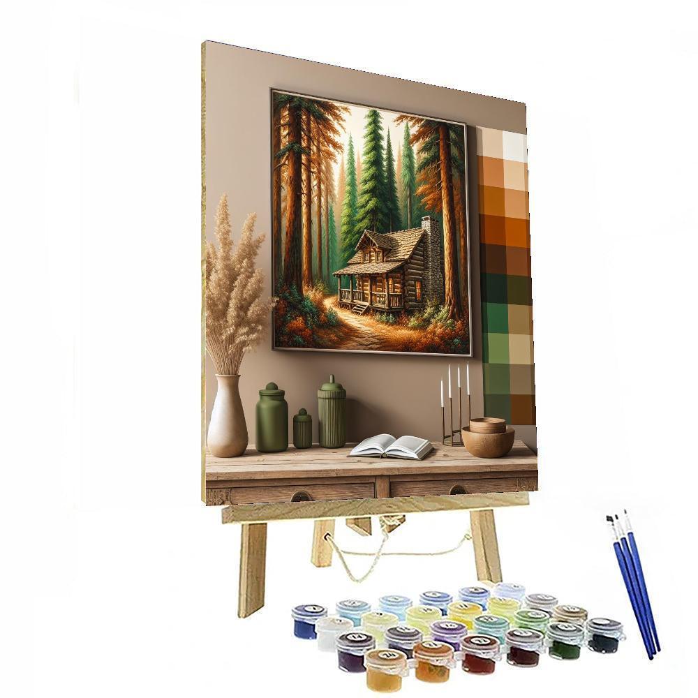 Timeless Rustic Cabin - DIY Painting By Numbers Kit – Artistry Rack