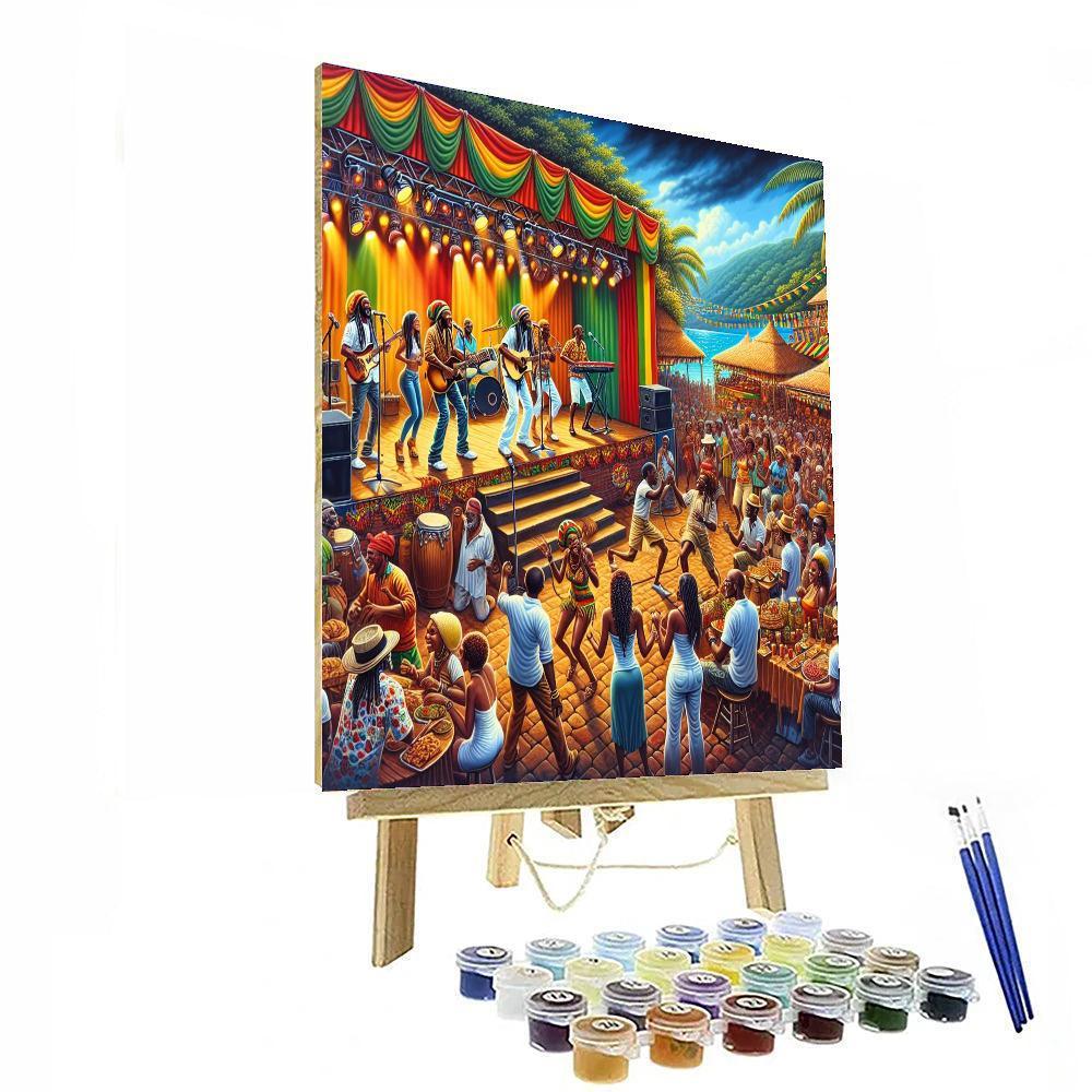Ocho Rios Reggae Festival Paint By Number