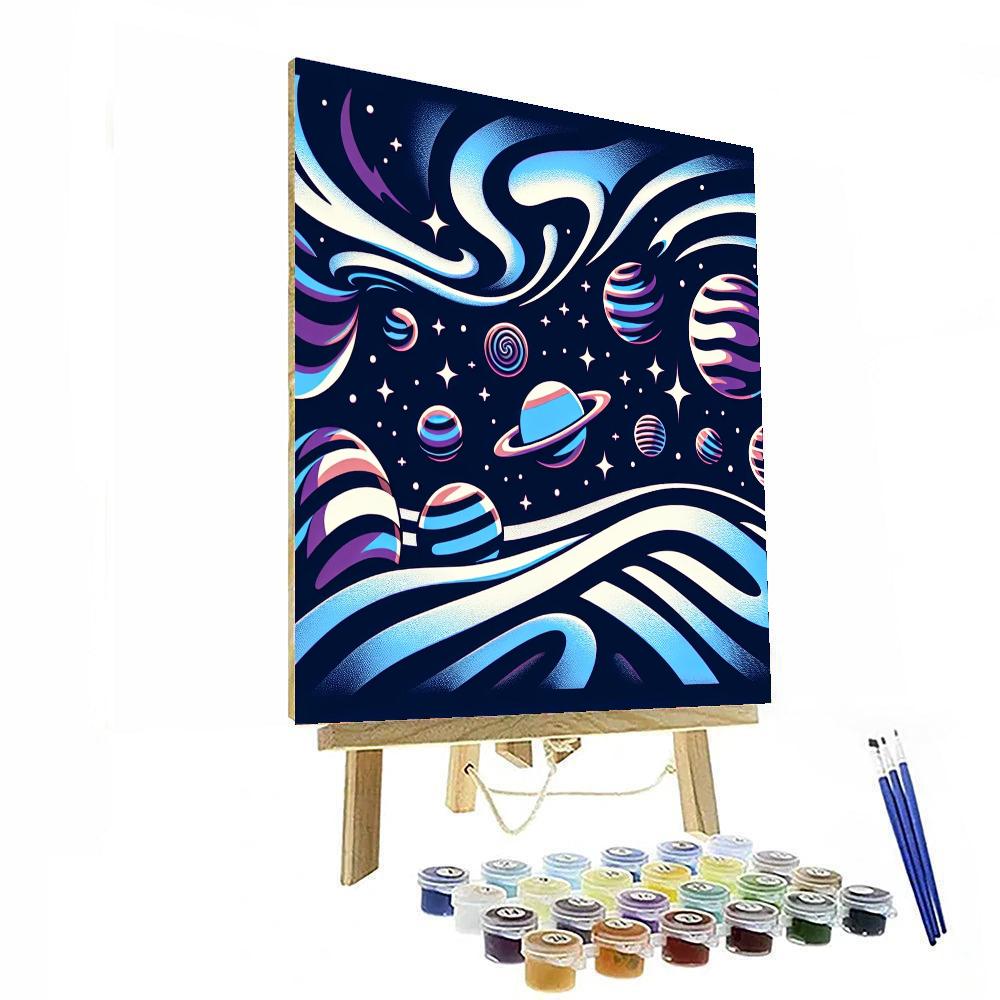 Interstellar Illusions Paint By Numbers Art