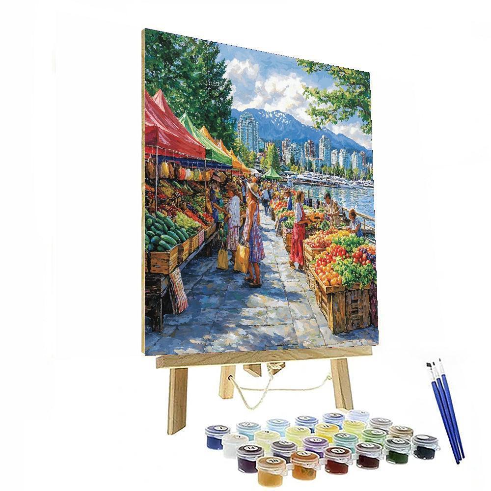 Granville Island - Vancouver Paint By Number