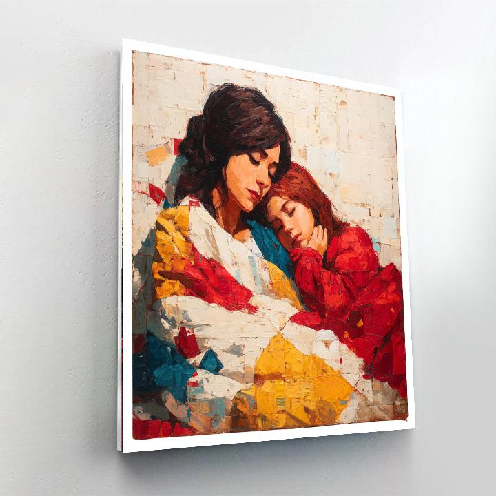 A Mother's Quilt Of Memories Painting Number Kit