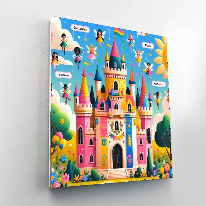 Fabulous Fairy Tale Castle Paint By Numbers