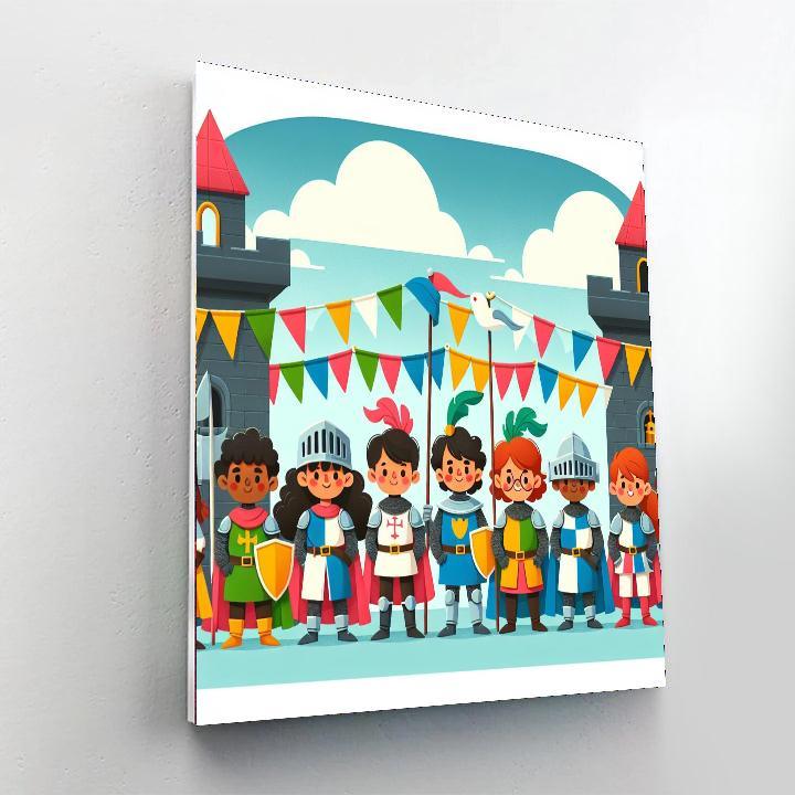 Royal Knights Challenge Numbered Painting Kits